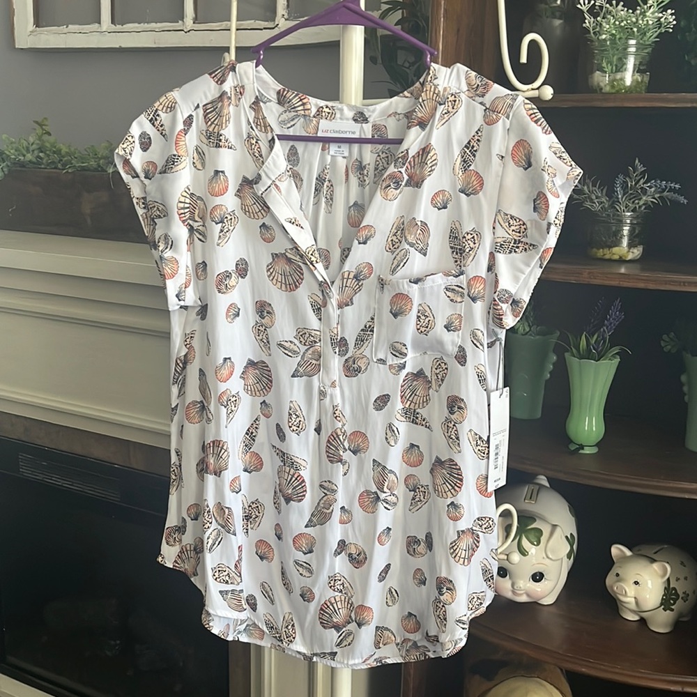 NWT Liz Claiborne blouse size M